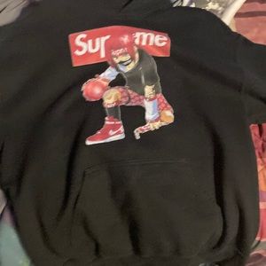 Black Supreme Sasuke Hoodie